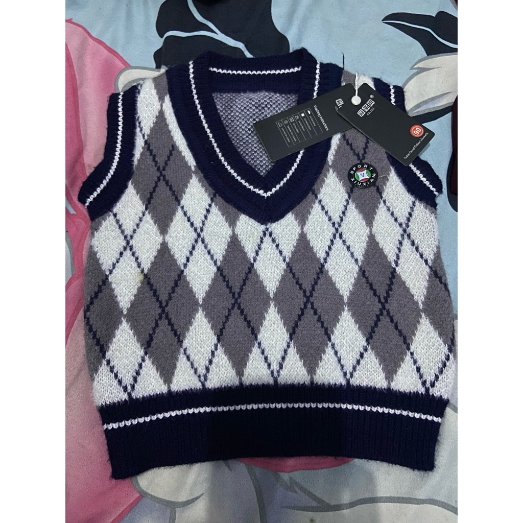 Vest rajut import anak korean style