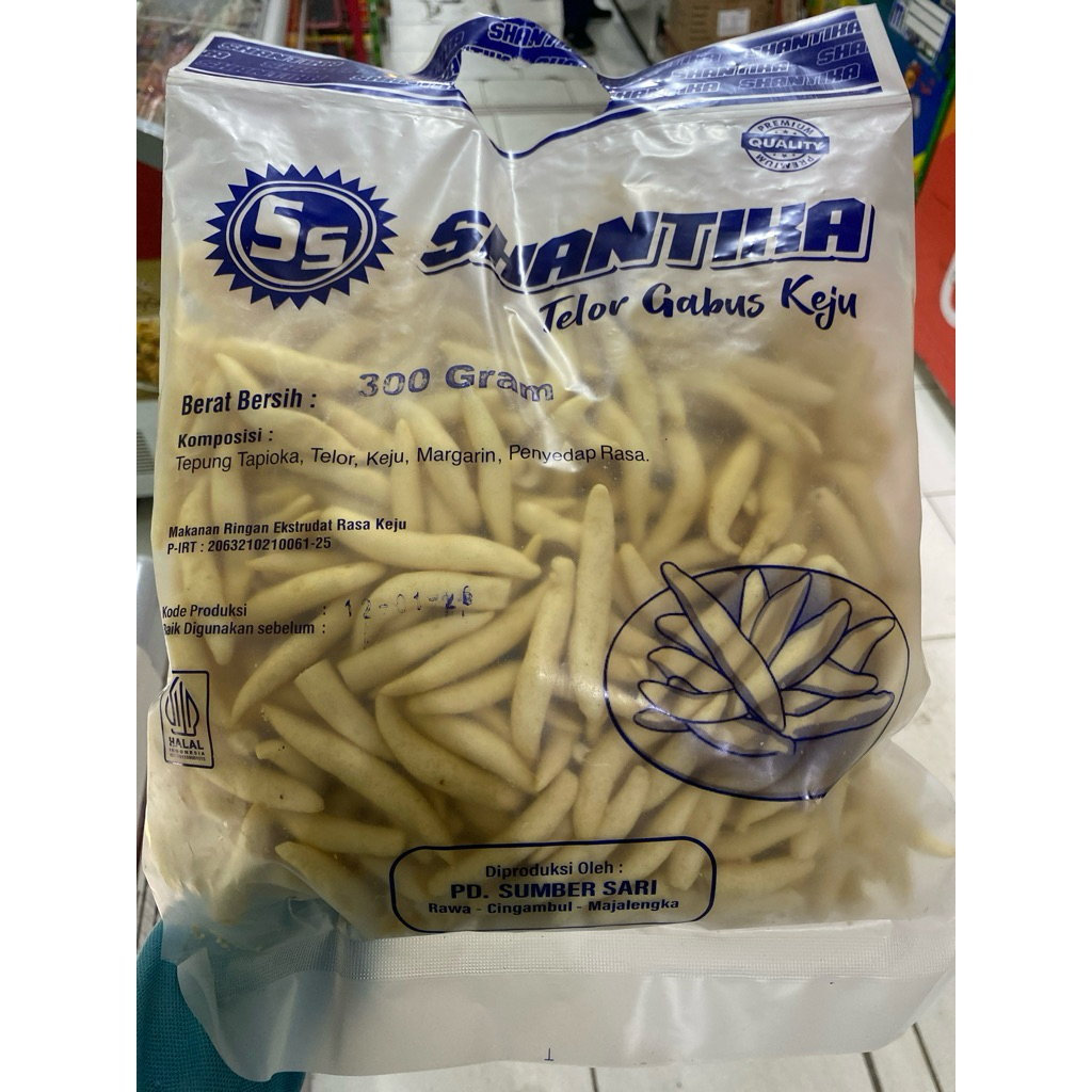 

Shantika Gabus Keju 300 gram