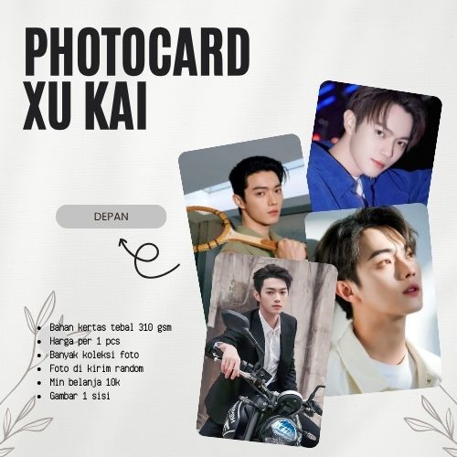 [1PCS] PHOTOCARD XU KAI | PHOTOCARD KPOP | PHOTOCARD DRAKOR | PHOTOCARD DRACIN