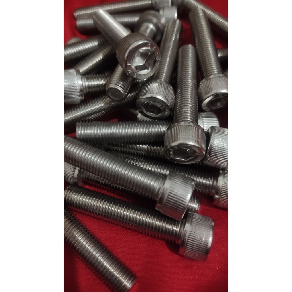 Baut L M10x50 stainless (drat halus)