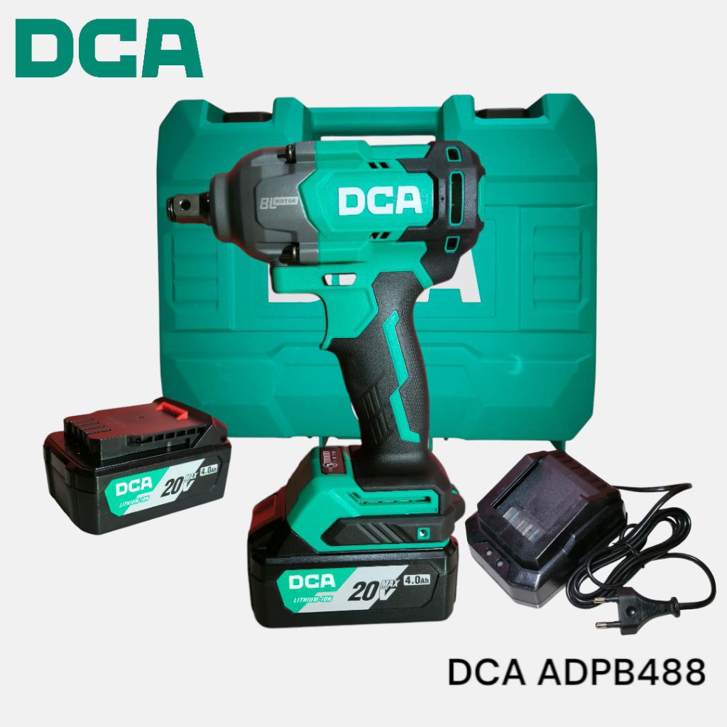 Impact Wrench DCA ADPB 488 Impact baterai DCA 20V ADPB488 Pembuka Baut Batere