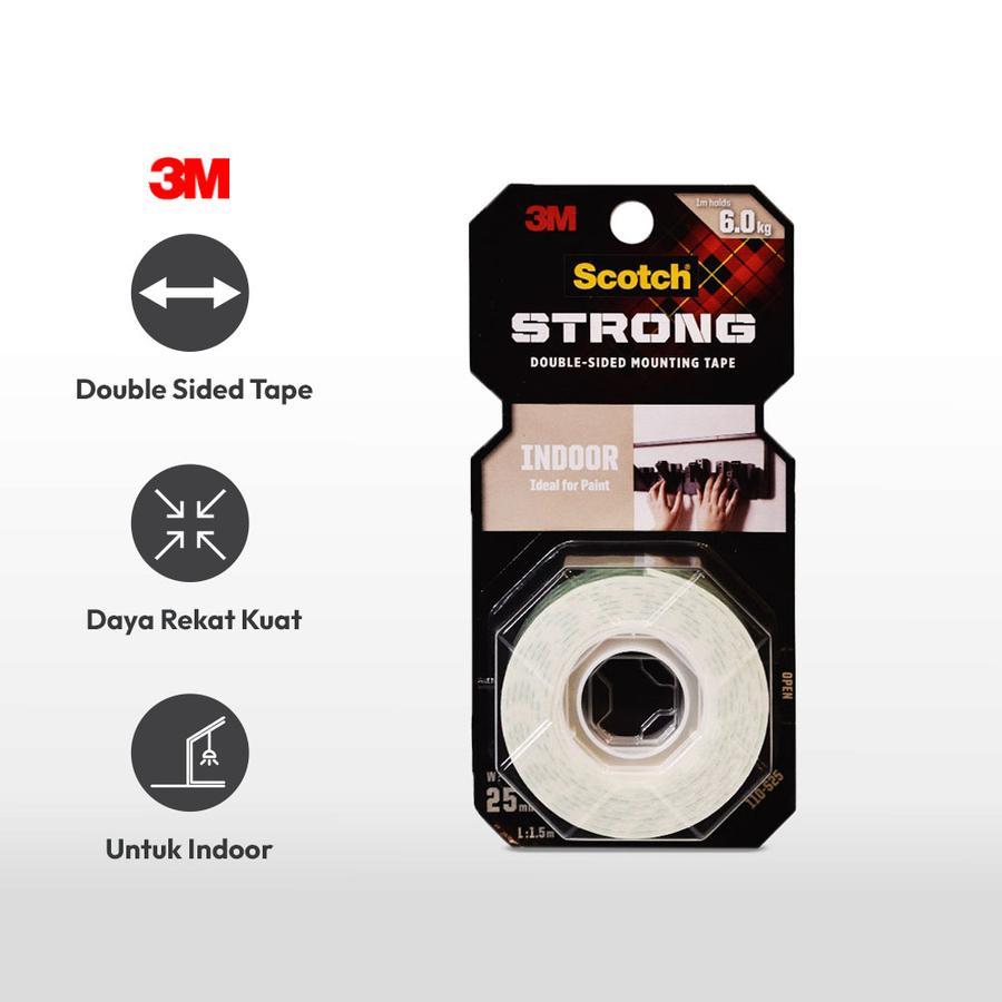 

Double Tape Indoor Scotch 3M Mounting Tape 25mm x 1.5m 110-S25