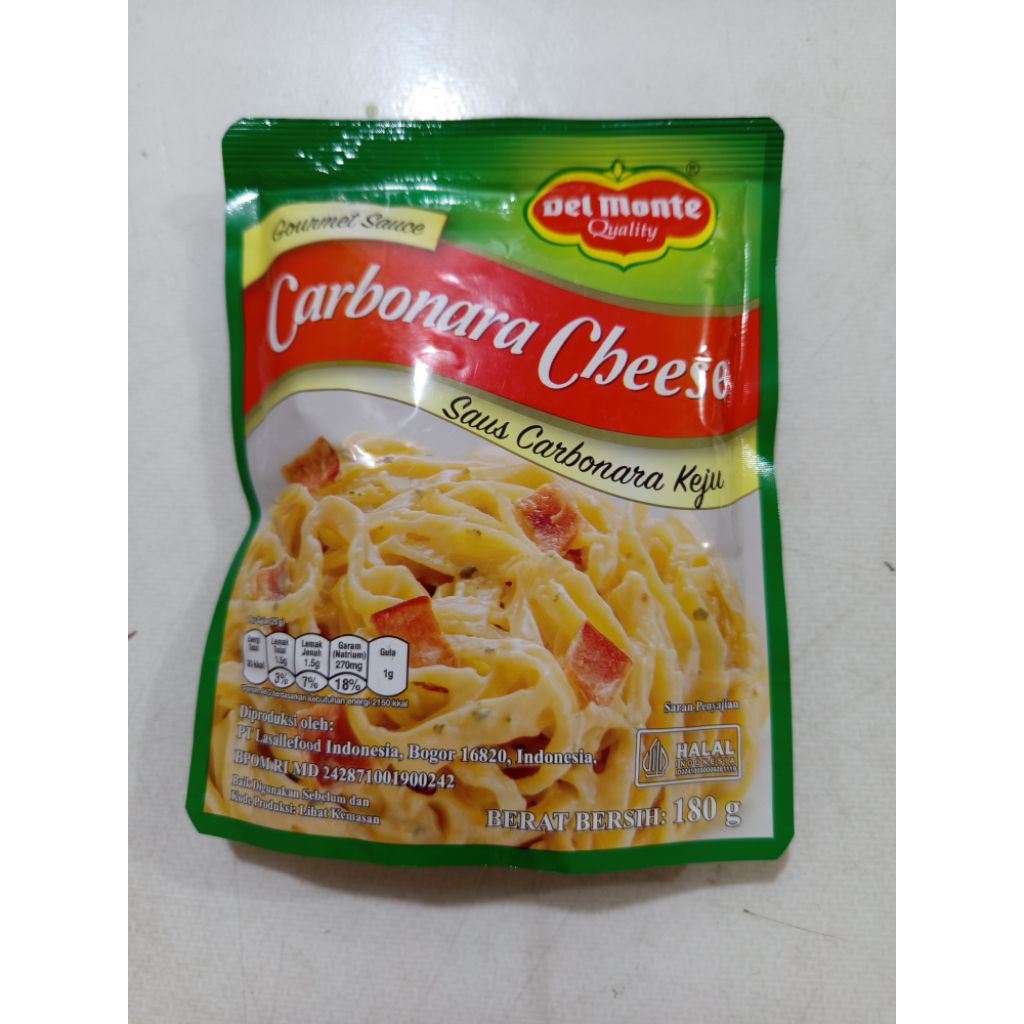 

DELMONTE carbonara cheese 180gram