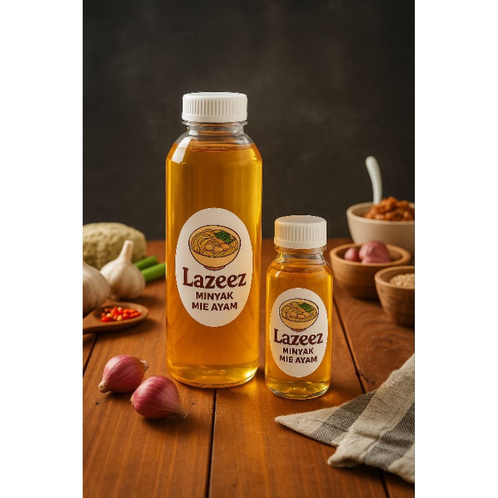 

Minyak bawang dan bumbu mie ayam bakmi pelengkap mie ayam