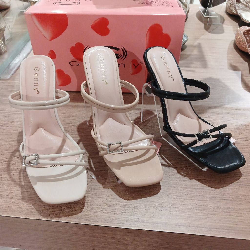sandal wanita heels 7cm GENNY❗️ori matahari