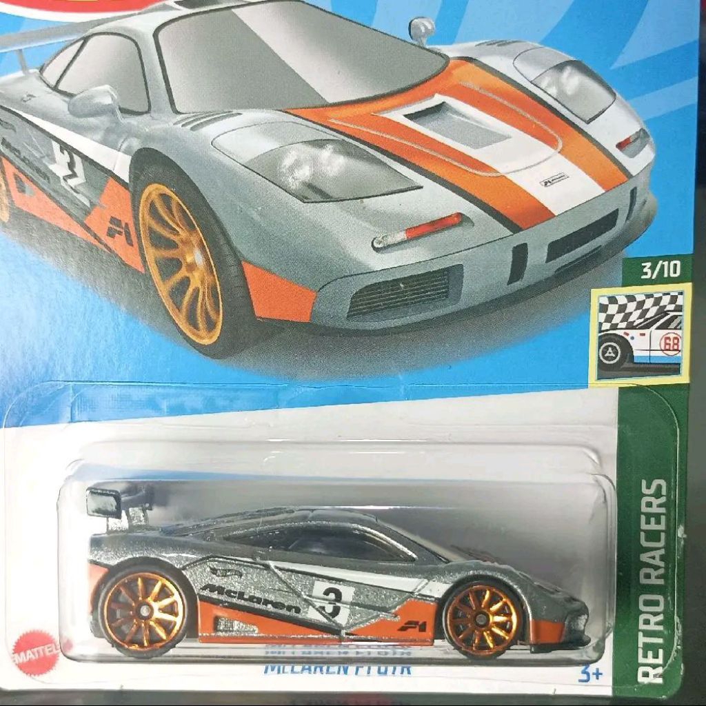 HOTWHEELS RETRO RACER.  McLaren F1 GTR #3 (SEGEL)