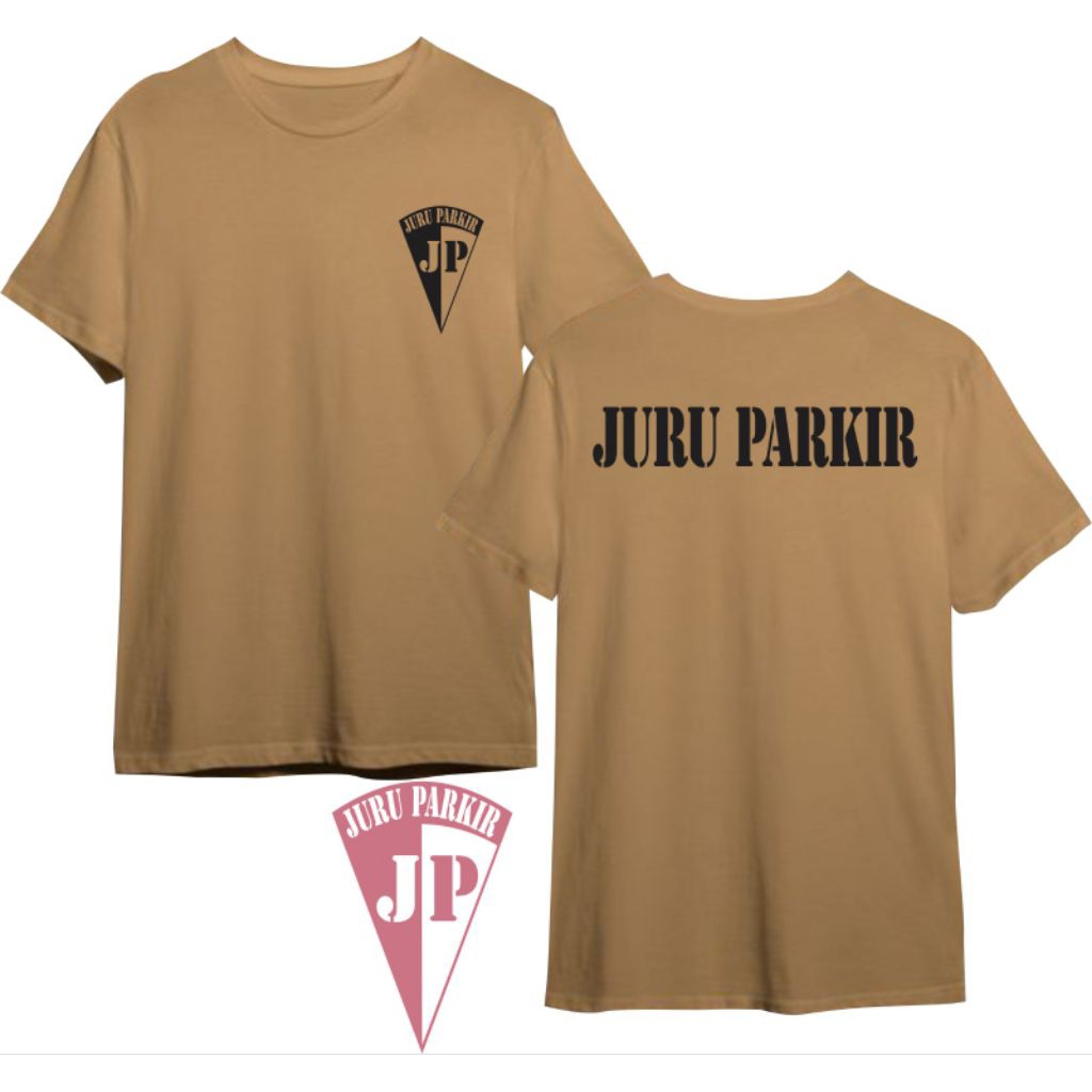 KAOS JURU PARKIR/KAOS DISTRO JURU PARKIR SABLON DEPAN BELAKANG/KAOS PETUGAS PARKIR