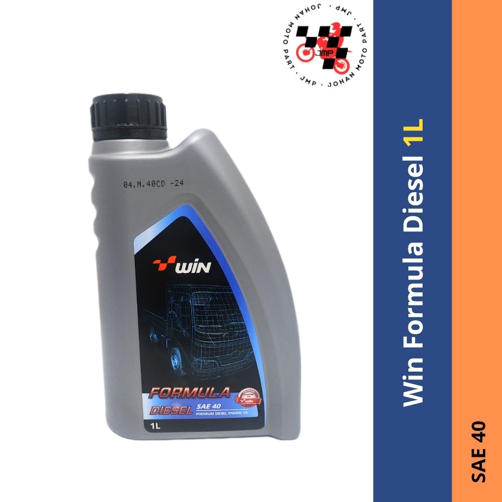 Oli Win Diesel Formula SAE 40 1L | Oli Mesin Diesel Tangguh & Awet Cocok Kendaraan Niaga