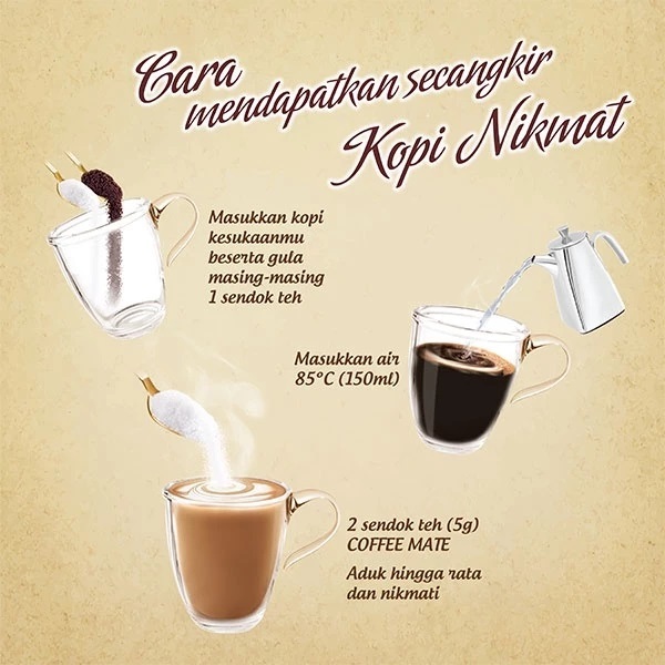 

MAX Nestle Coffee Mate (Krimer / Creamer) 450 gr Nestle Coffee Mate 450 gr Cremer Krimer Coffee Mate