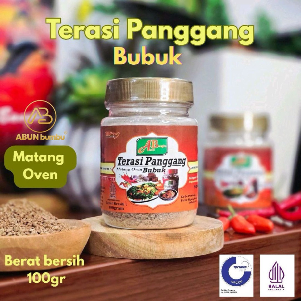 

AB Terasi Panggang Bubuk 100g Asli Udang Rebon Pulau Bangka