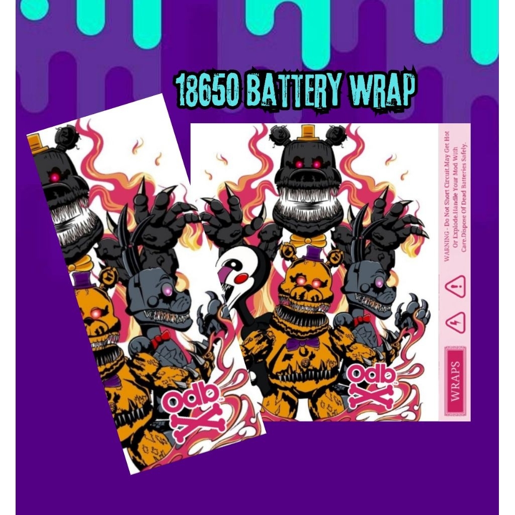 

Holdingskyy - Stiker Baterey Motif Hullbot Quartet Untuk Mempercantik