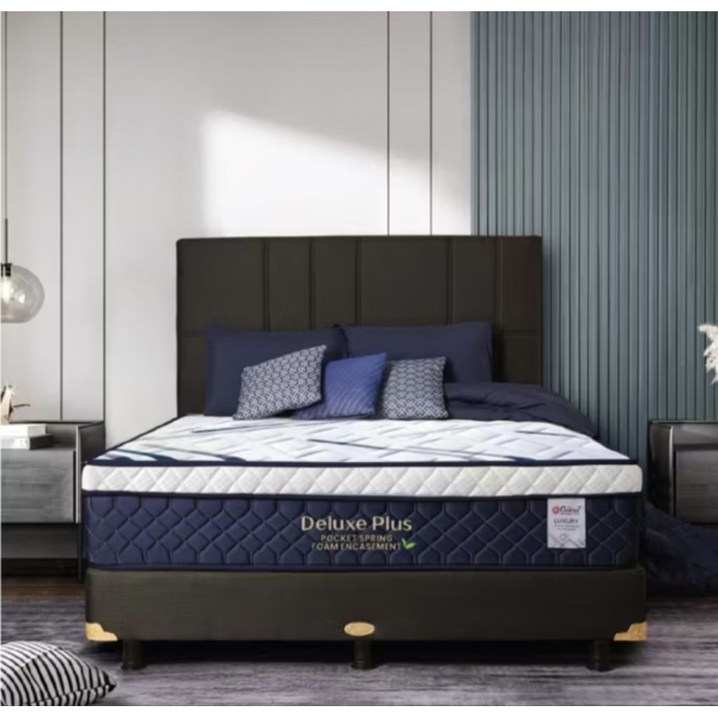 SET Springbed Central Deluxe Plus Pocket 160x200 + Divan Central