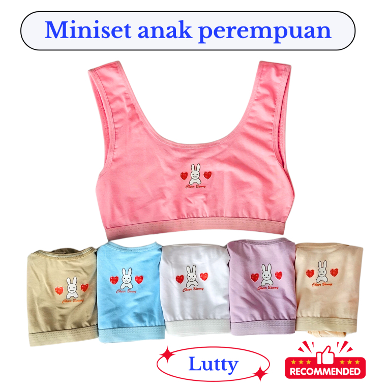 Miniset anak SD 10-12 tahun Miniset remaja SMP tanpa busa Bh anak SD SMP lutty Bra anak SMP 10-15 th