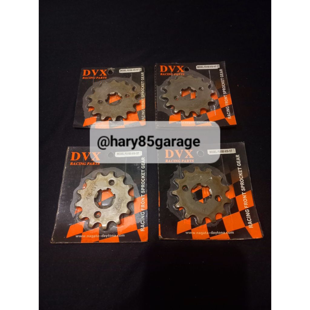 GEAR GIR DEPAN DVX RACING 415 SUZUKI SATRIA FU150