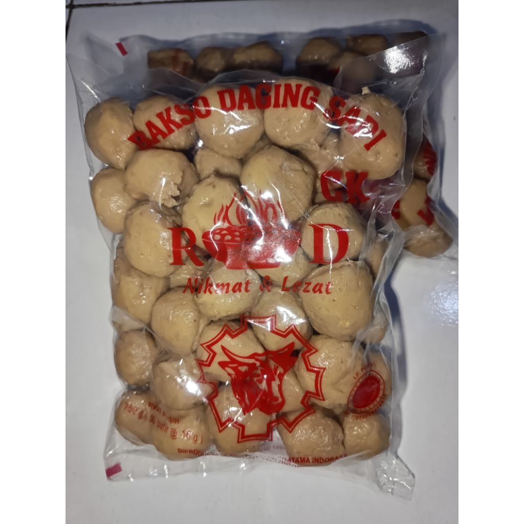 

Bakso Daging Sapi RD (CK) Isi 50 pcs