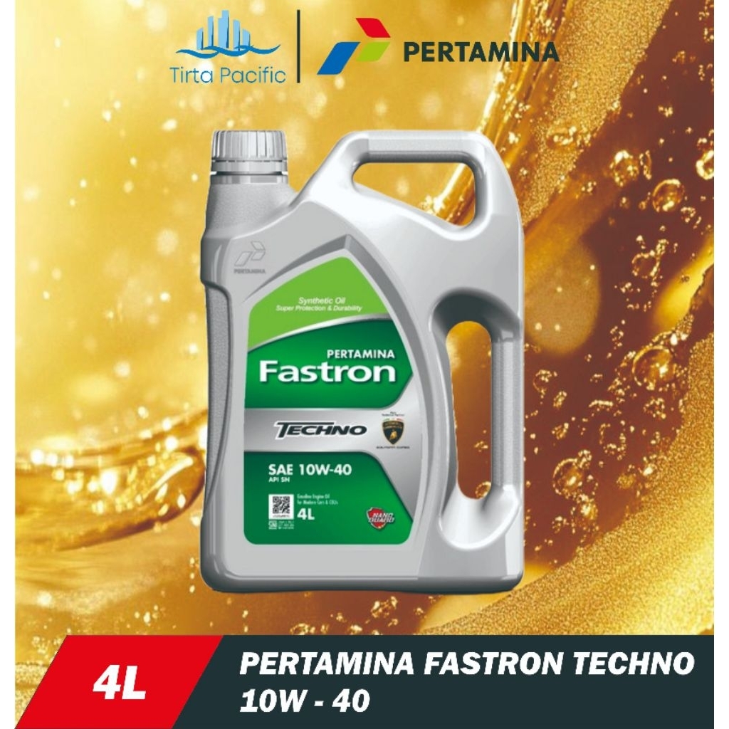 Oli Pertamina Fastron Techno 10w40 / 10w-40 4L Original