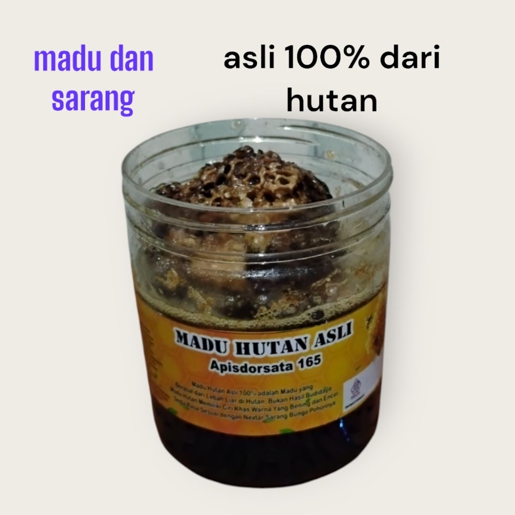

madu murni hutan/honey/madu dan sarang