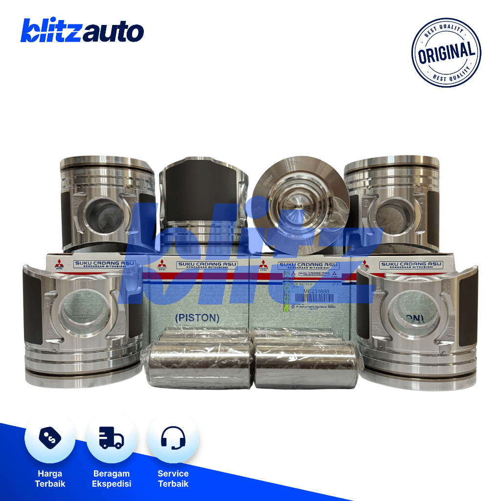 SEHER SET PISTON ASSY MITSUBISHI FUSO TAYO FUSO FN62 EURO 4 FIGHTER X 6M60 EURO 4 ME231690