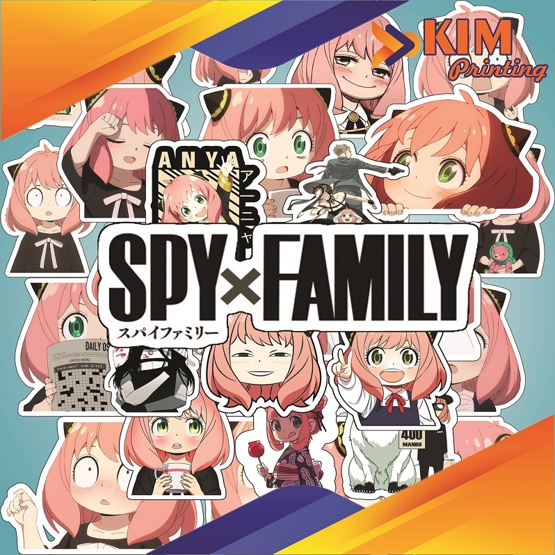 

(50PCS) STIKER ANIME ANYA FORGER SPY X FAMILY MURAH
