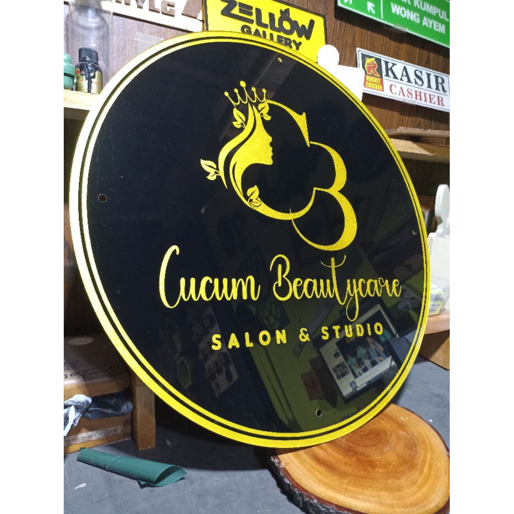 BARU CETAK LOGO AKRILIK UNTUK BRANDING USAHA MAUPUN PAPAN INFORMASI BERKUALITAS