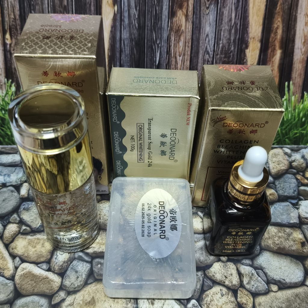 Paket Serum Deoonard Gold + Sabun Deoonard Gold Original hanya