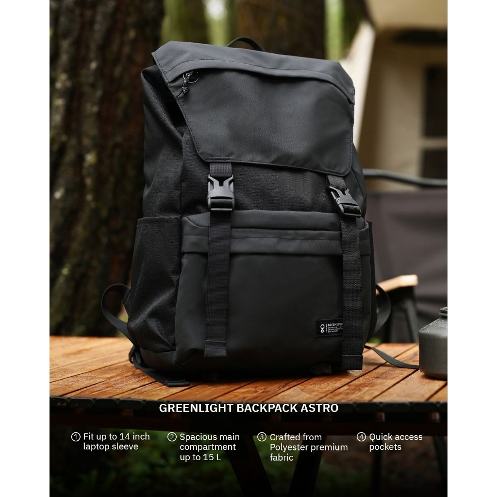 Tas Ransel Pria | Backpack Astro Greenlight Original