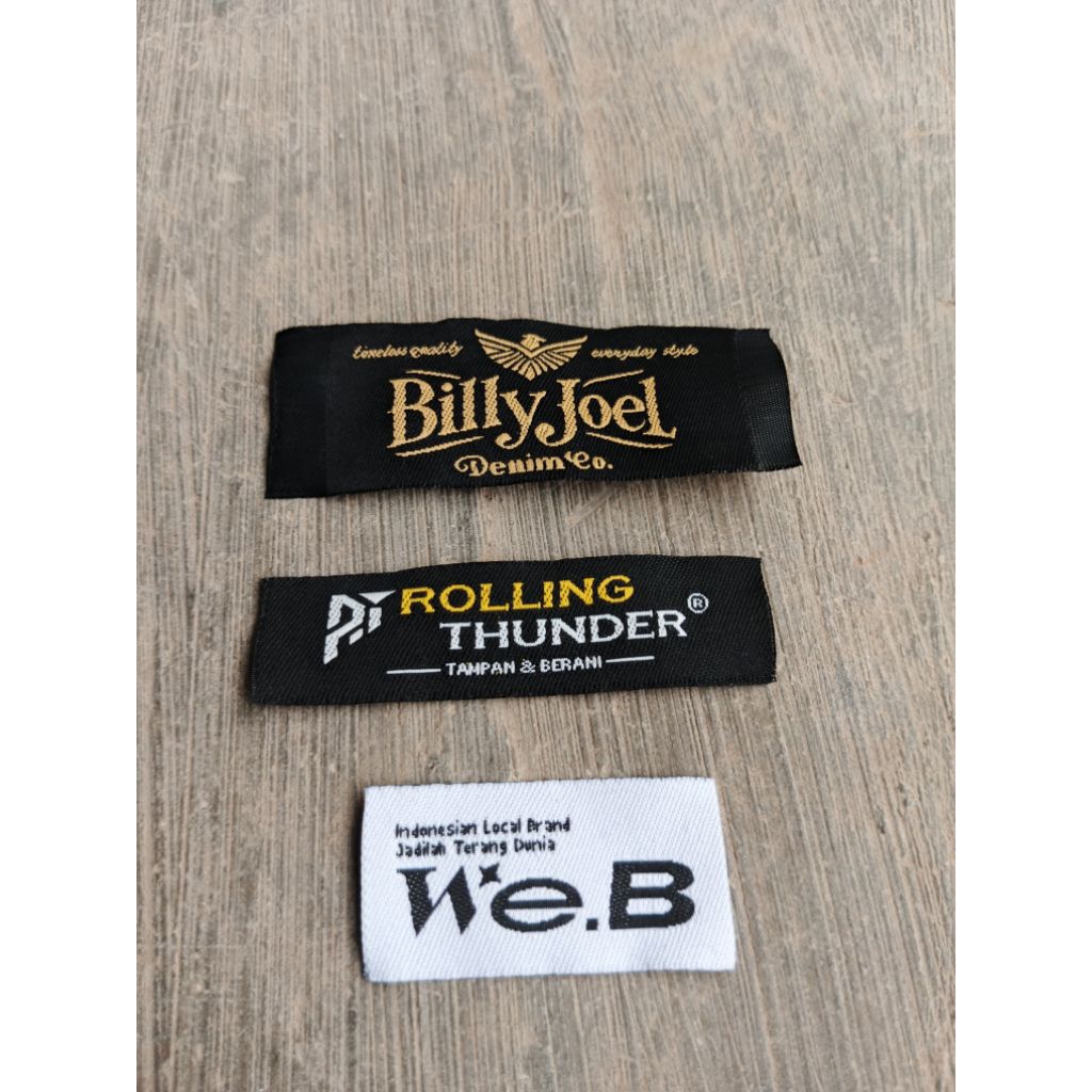 

label tenun/label rajut/label kain/label baju/label jeans/label woven