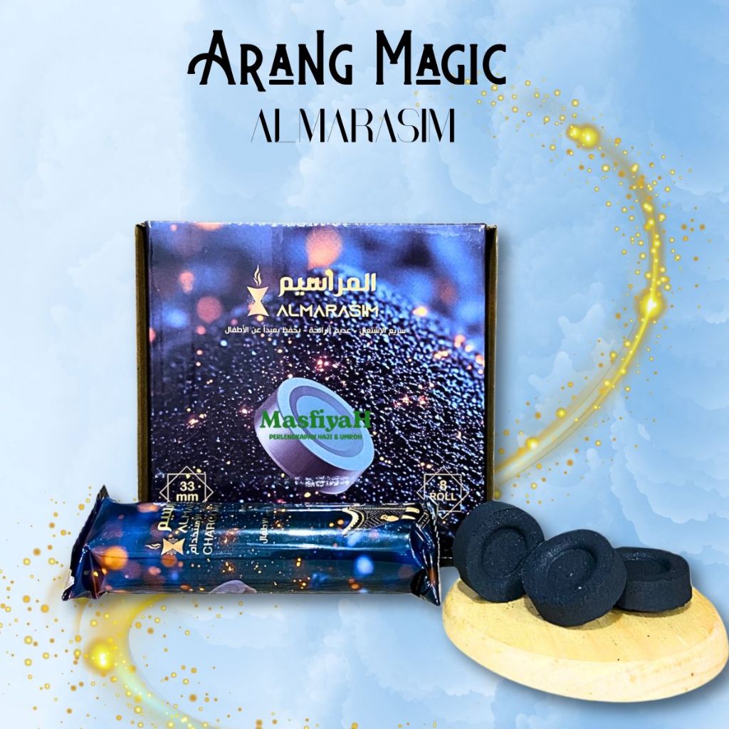 (1BOX) ARANG MAGIC MARASIM ARANG MAGIC ALMARASIM ARANG LAVA ARANG AHMAR ARANG ALRAHAL ARANG INSTANT