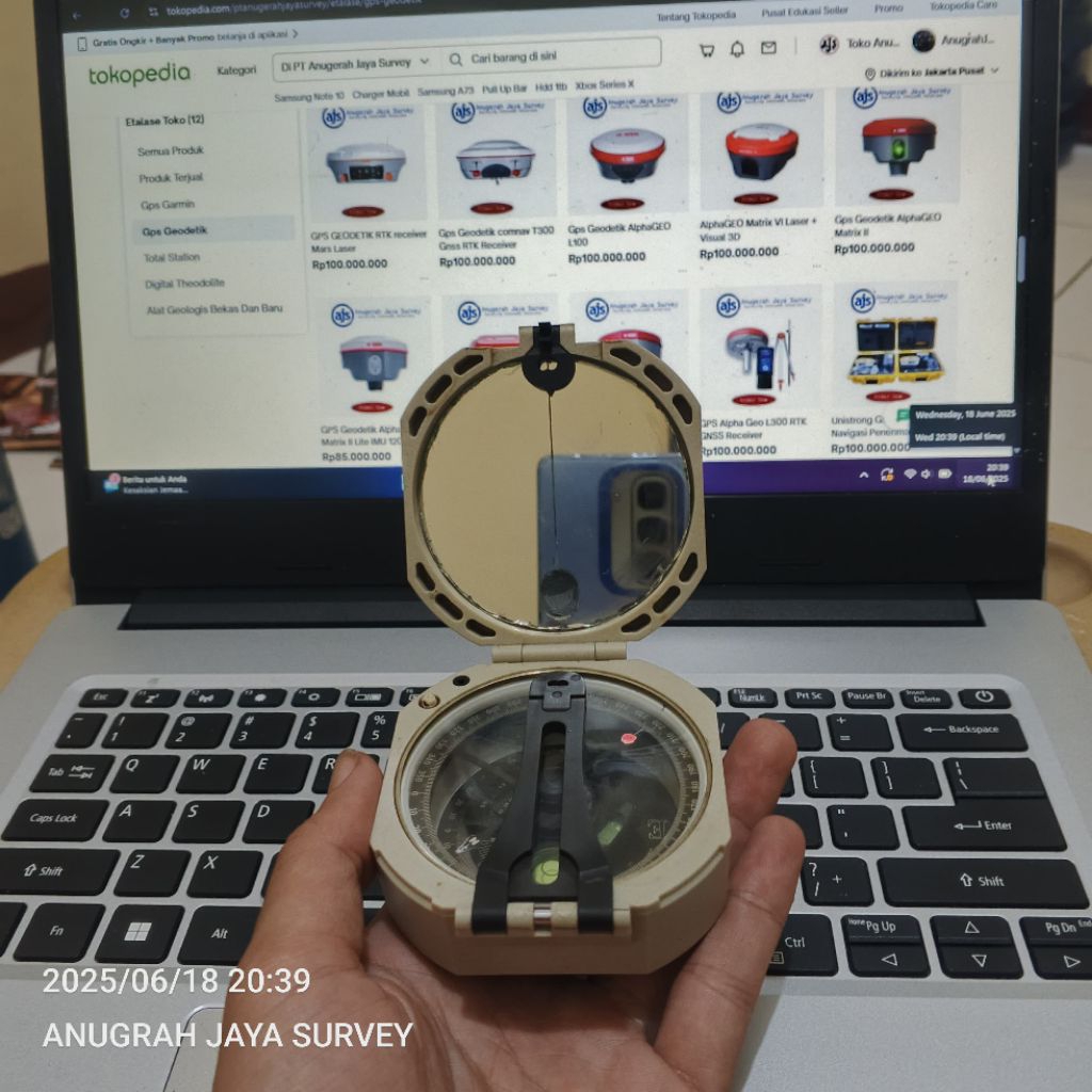 kompas geologi brunton 5008 bekas