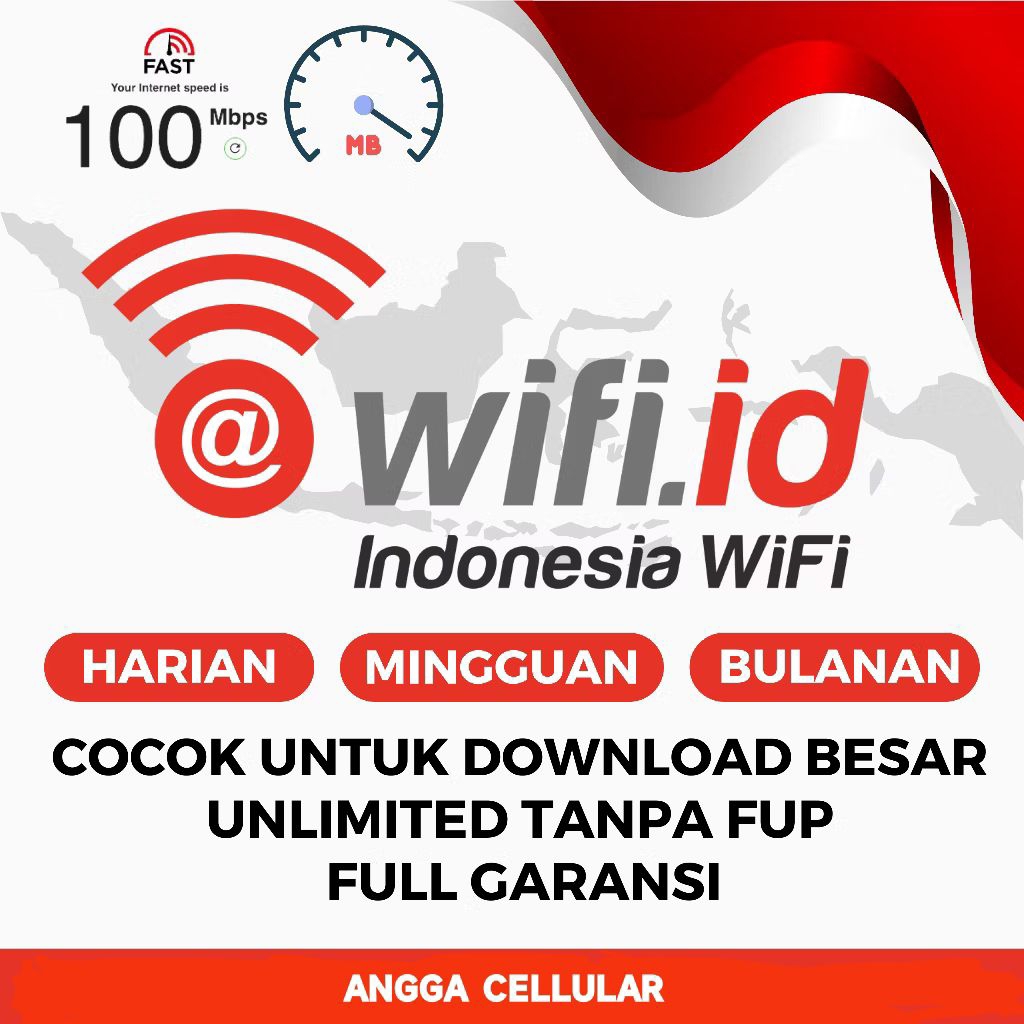 Voucher WIFI ID 1 Bulan Murah & BERGARANSI 100%