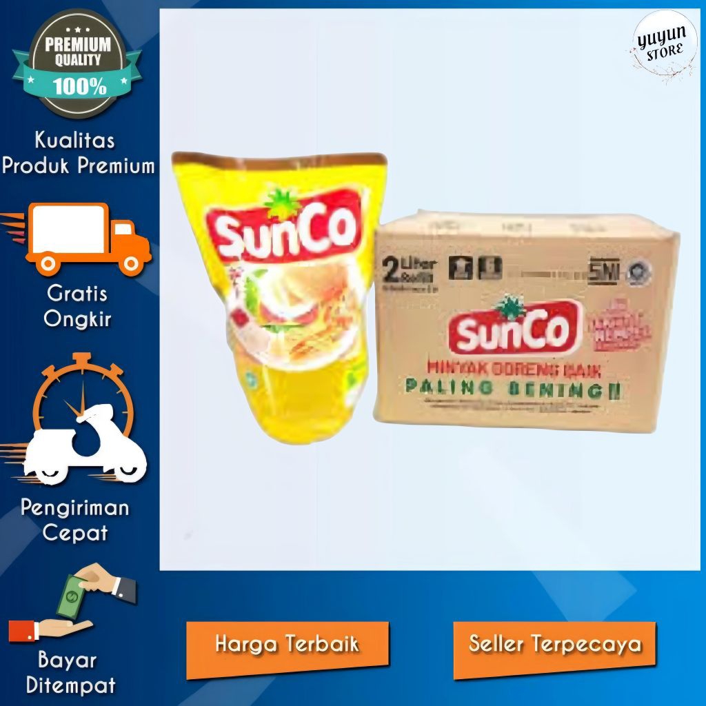 

Minyak Goreng Sunco Refill 2 Liter 1 Dus/Karton
