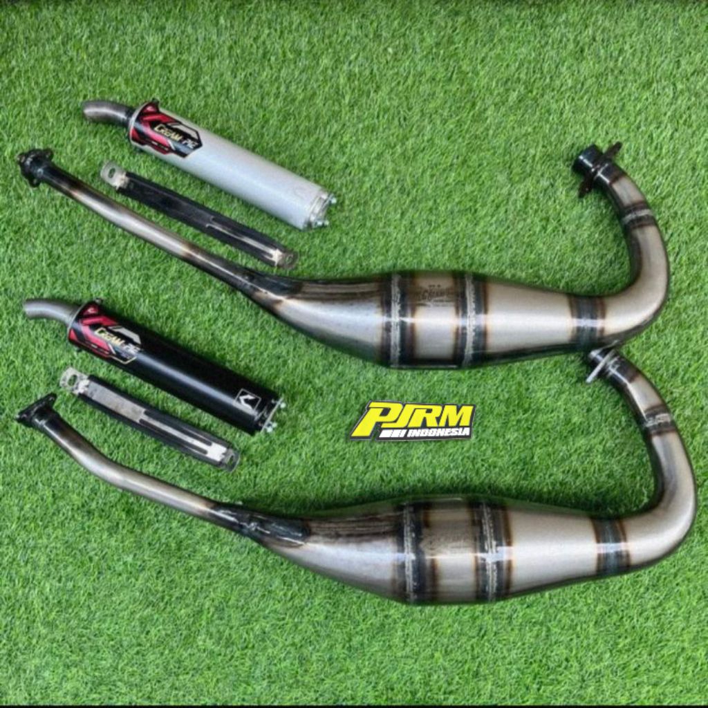 Knalpot Creampie NS2 Almunium Plat Ninja R/SS/RR 100% ORIGINAL