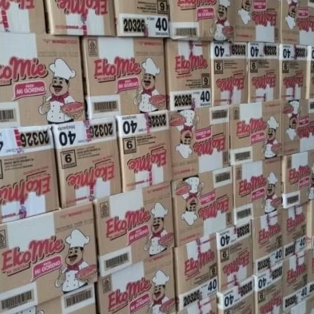

Mie instan ekomie kemasan 60gr isi 40pcs/kemasan kartonan