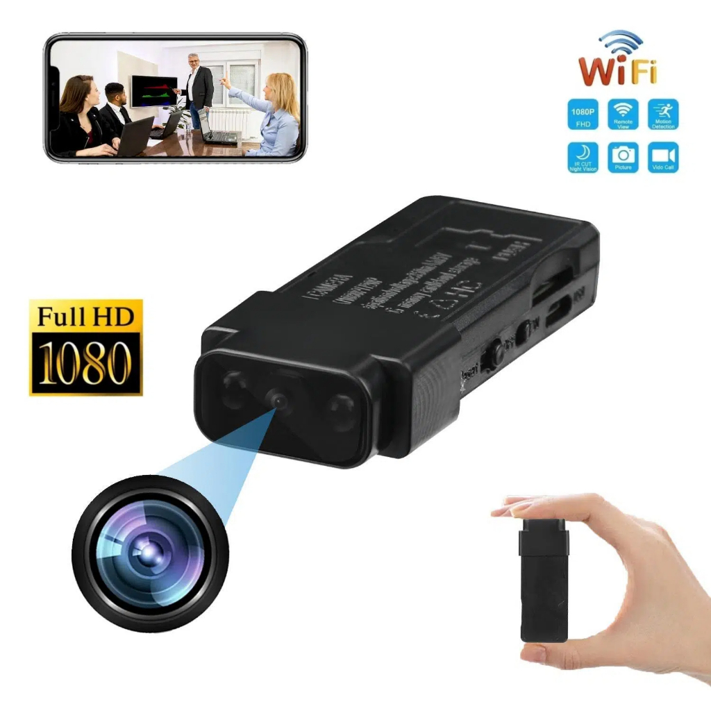 1080P Kamera Mini Wifi Camera CCTV Mini CCTV Tersembunyi Kecil Tanpa Kabel kamera