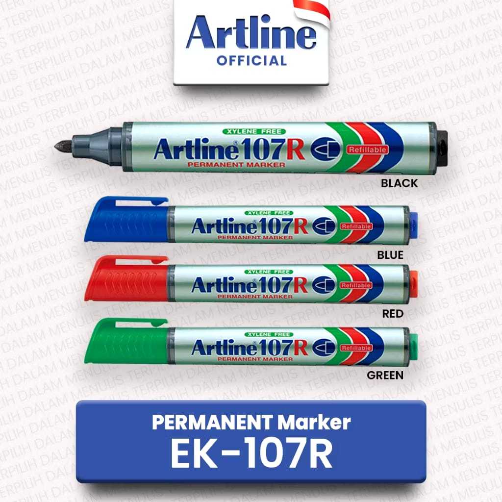 

ARTLINE Spidol Whiteboard Marker EK-500s / ARTLINE Spidol Permanen Market EK-107R Satu Pcs
