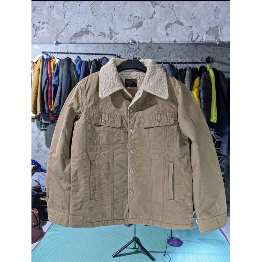 JAKET TRUCKER SHERPA DETROIT