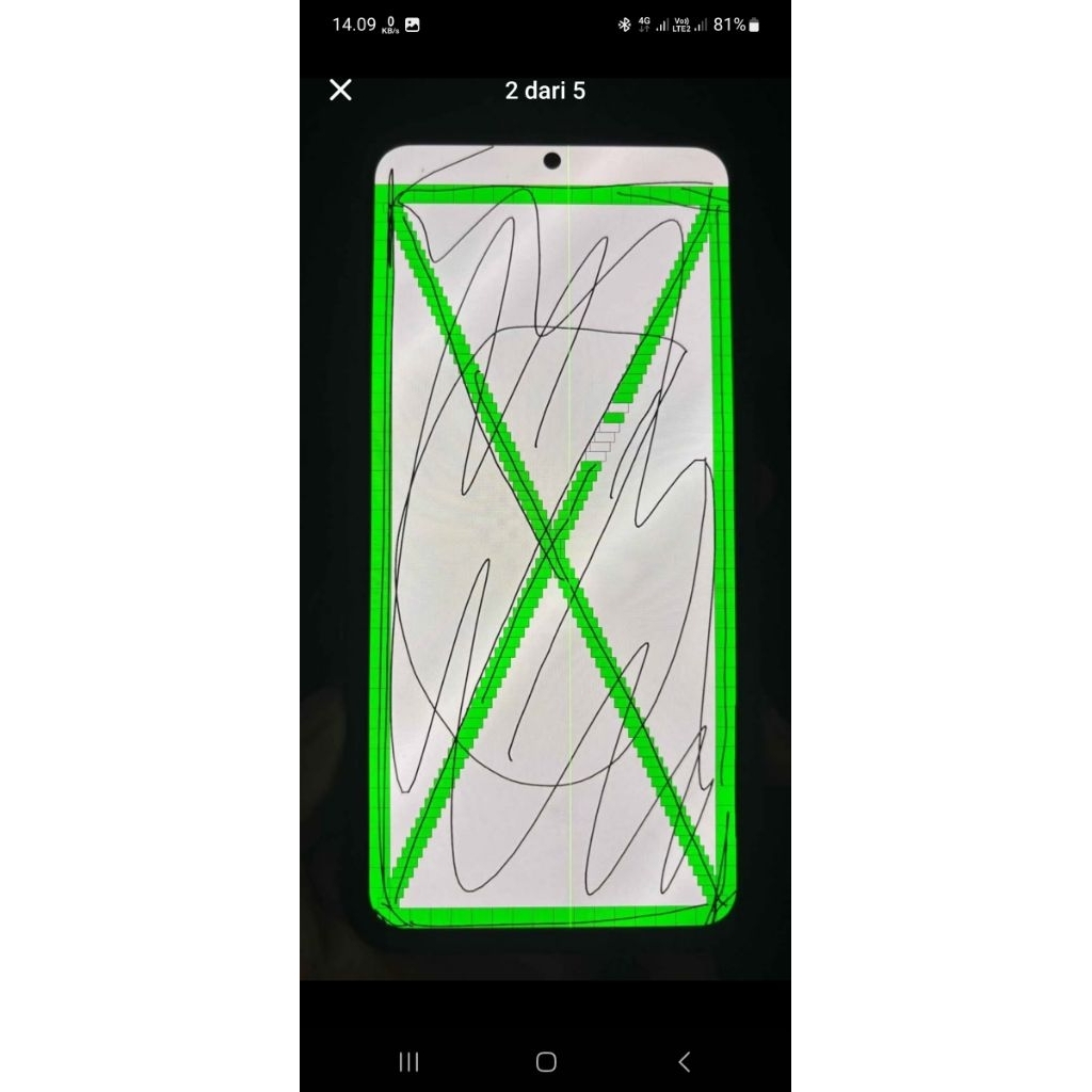 lcd samsung s23 plus (sm-s916) second copotan garis 1