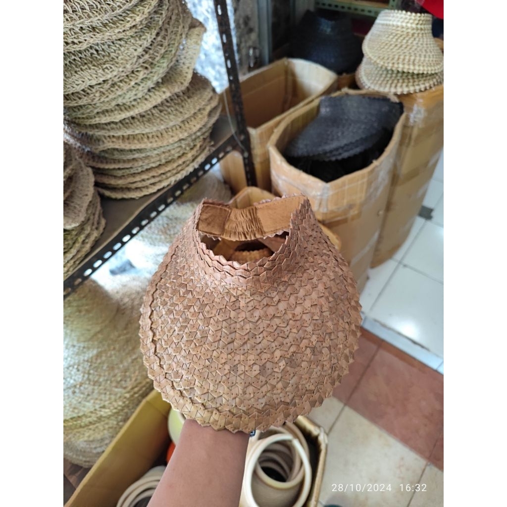 Topi Pantai Anyaman Musim panas/ Topi Anyaman