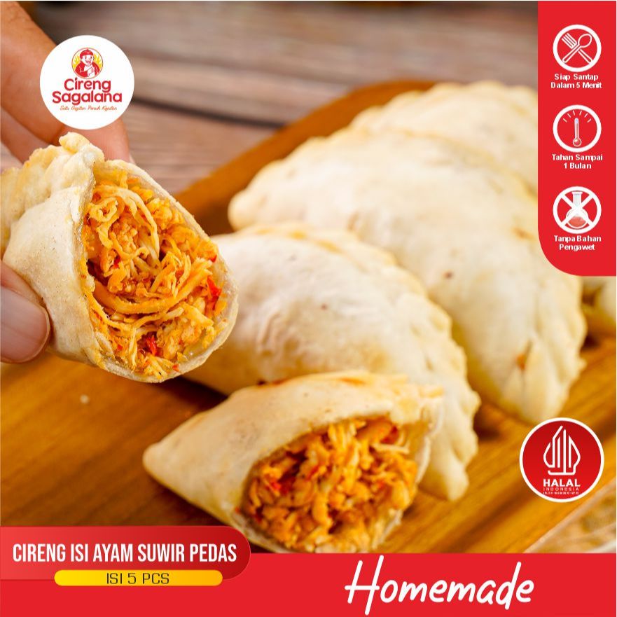 

Cireng Isi Ayam Pedas Cireng Sagalana