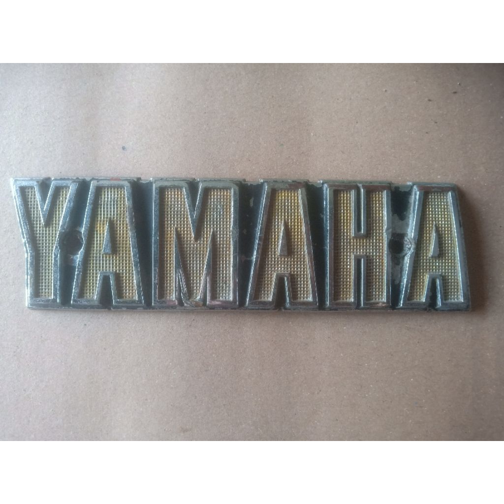 EMBLEM LOGO SIMBOL TANGKI TENGKI YAMAHA RX100 RX 100 ORIGINAL