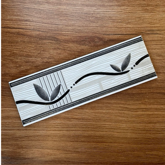 list keramik dinding 8x25 lis keramik dinding murah malaga grey