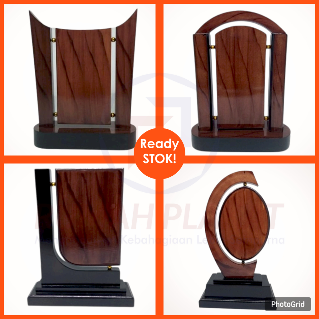 PLAKAT KAYU POLOS WISUDA | Plakat Trophy Plakat Toko Plakat Tk