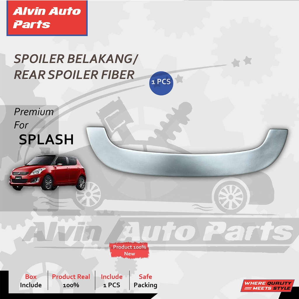 SPOILER BELAKANG SUZUKI SPLASH / REAR SPOILER SPLASH /FIBER