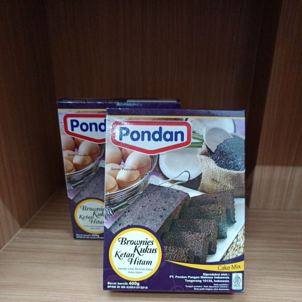 

Pondan brownies ketan hitam 400gr