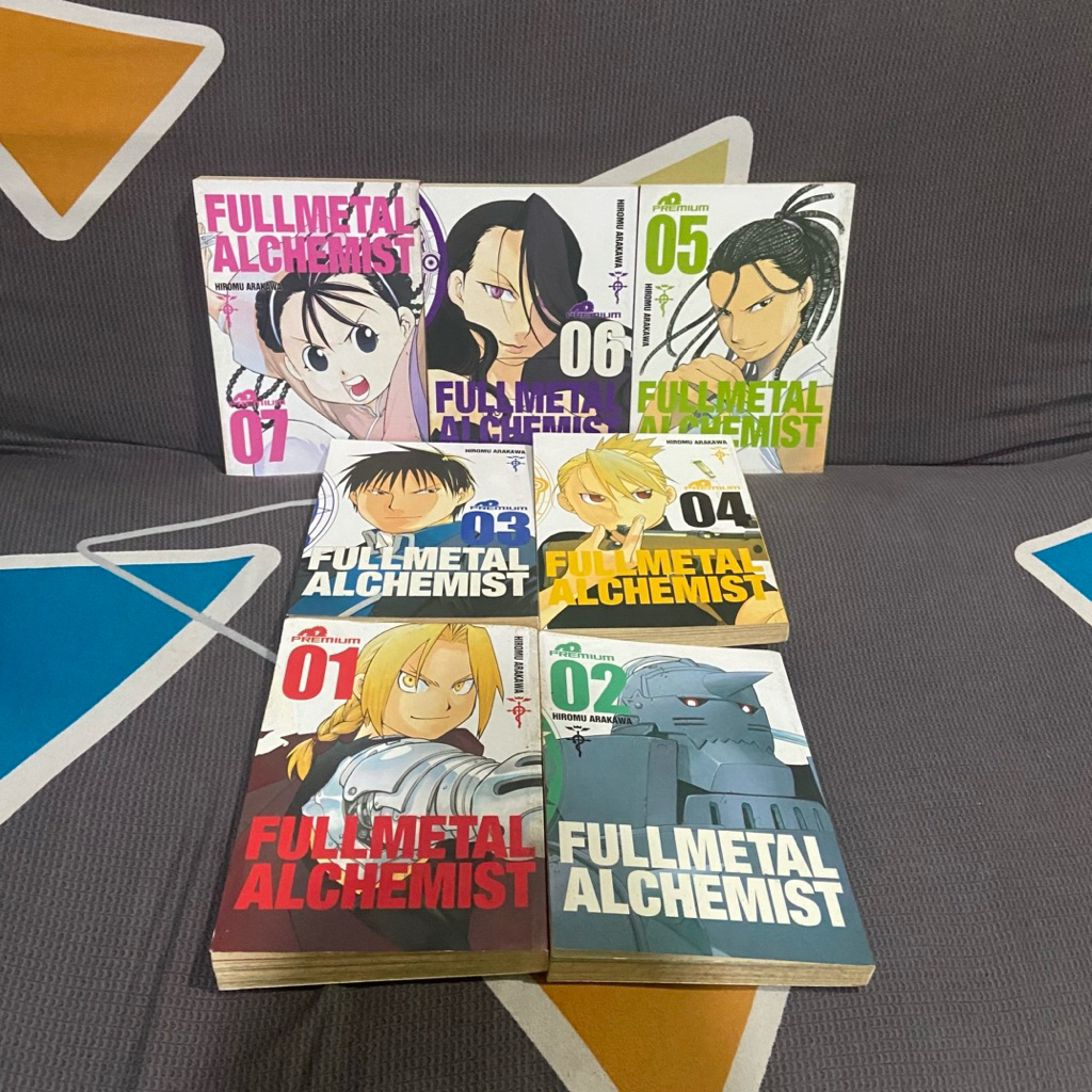 Komik Fullmetal Alchemist Vol 1 2 3 4 5 6 7 Satuan Full Metal Hiromu Arakawa