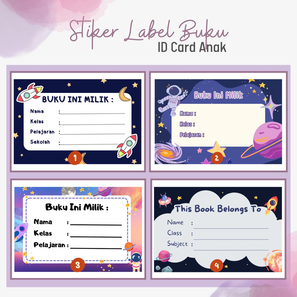 

Stiker Label Buku