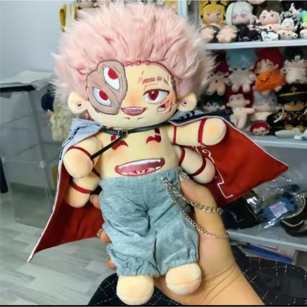 25cm Jujutsu Kaisen:Ryomen Sukuna Attribute Handsome Boy Doll Cosplay Anime Toys Dolls Gift