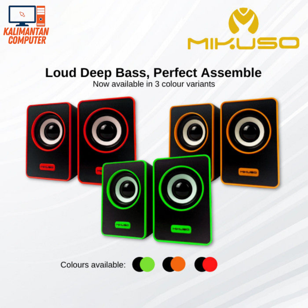 Speaker Mikuso SPK-049 Multimedia Speaker Salon USB Speaker Portable Laptop PC Komputer