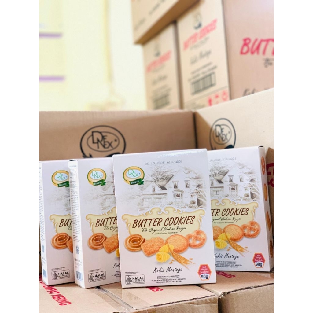 

1 DUS BUTTER COOKIES DNEX ISI 24 PCS JAJAN HAJATAN
