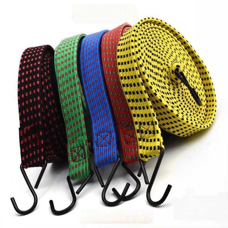 Tali Bagasi Motor/Tali Pengikat Barang Elastis Serbaguna/Tali Pengikat Barang Rachet Tie Down